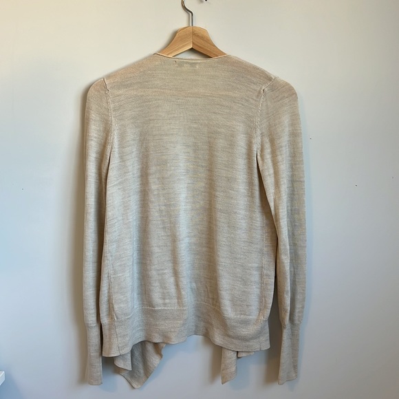 GAP Draped Front Cardigan. Wool. Size small - Picture 2 of 3